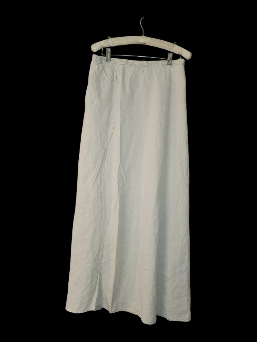 Kate Hill 100% Linen Maxi Skirt Boho M